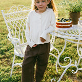 Geneva Ruffle Pants- Moka