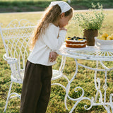 Geneva Ruffle Pants- Moka