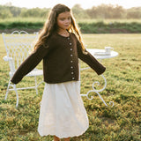Rosalie Cardigan- Coffee
