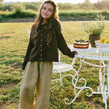 Geneva Ruffle Pants- Thyme