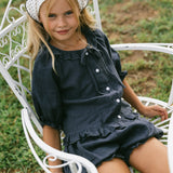 Sintra Blouse- Deep Navy