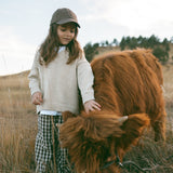 Soft Gingham Pants- Brown