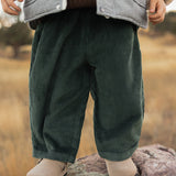 Baggy Cord Pants- Green